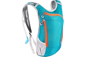 KUYOU Hydration Pack,Hydration Backpack with 2L Hydration Bladder Lightweight Insulation Water Pack for Running Hiking Riding Camping Cycling Climbing Fits Men & Women