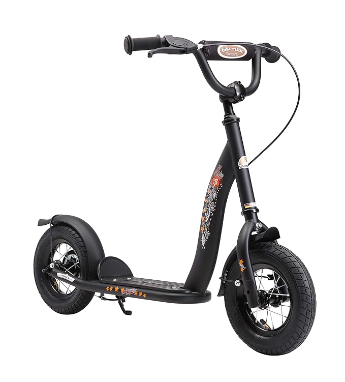 BIKESTAR Roller Kinderroller Tretroller Kickscooter mit Luftreifen für Jungen und Mädchen ab 4-5 Jahre ? 10 Zoll Classic Kind