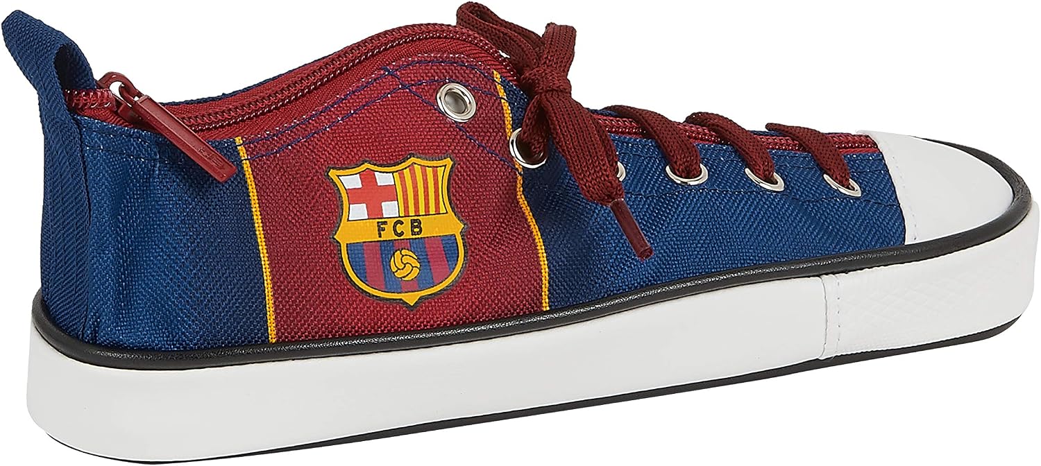 F.C. Slipper Case Barcelona, 240 x 85 x 80 mm, Blue, Mediana