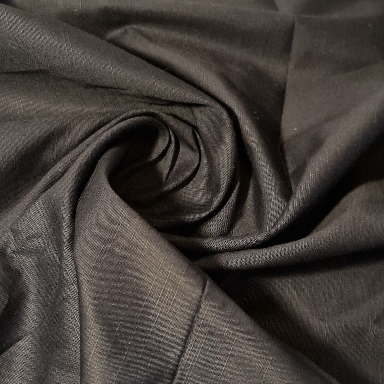 100% Cotton Rich Linen Poplin Dress Craft Fabric Material 58" - 150 cm Wide Sold As 1 Meter Pre - Cut Lengths (Available in 13 Colours) (Teal)