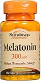 Sundown Naturals Sundown Naturals Melatonin, 120 Tablets 300 mcg(Pack of 3)