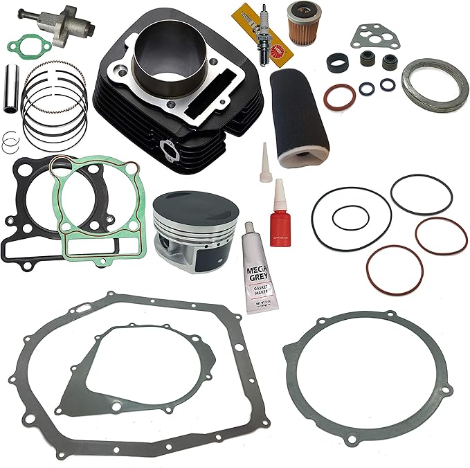 NEU. Yamaha Warrior 350 Zylinder Kolben Replica Dichtung Top End Kit