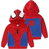 Marvel Spider-Man Boys Zip Up Fleece Hoodie for Toddlers