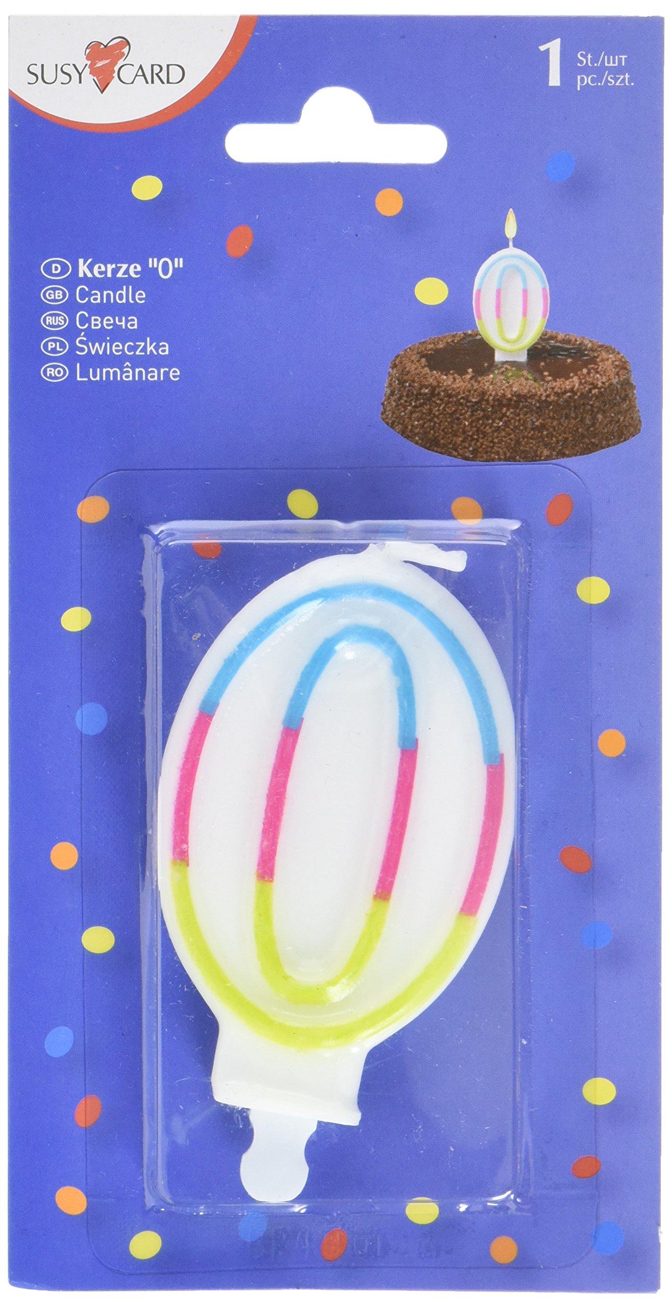 Susy Card 40012056 Candle Number '0'