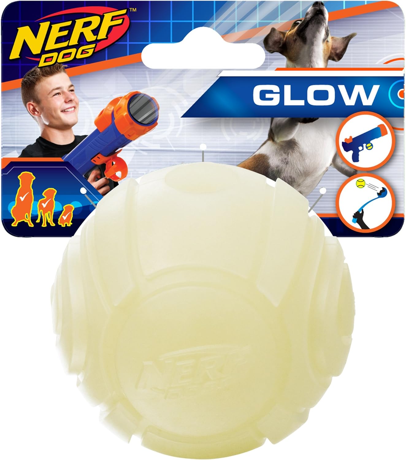 nerf dog large tennis ball blaster