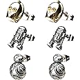 Star Wars Jewelry Unisex Adult Episode 8 BB-8, C-3PO and R2-D2 Stud Earrings Set, Gold/Silver, One Size