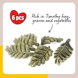 Rosewood Nibble Leaves Veggie Treats for Rabbits & Small Animals 6pc view 2