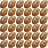 WELLVO 36 Pack Mini Foam Football 2.17" Mini Football Party Favor Stress Ball Bulk Small Foam Sports Ball for Birthday Gift Goodie Bags Stuffers