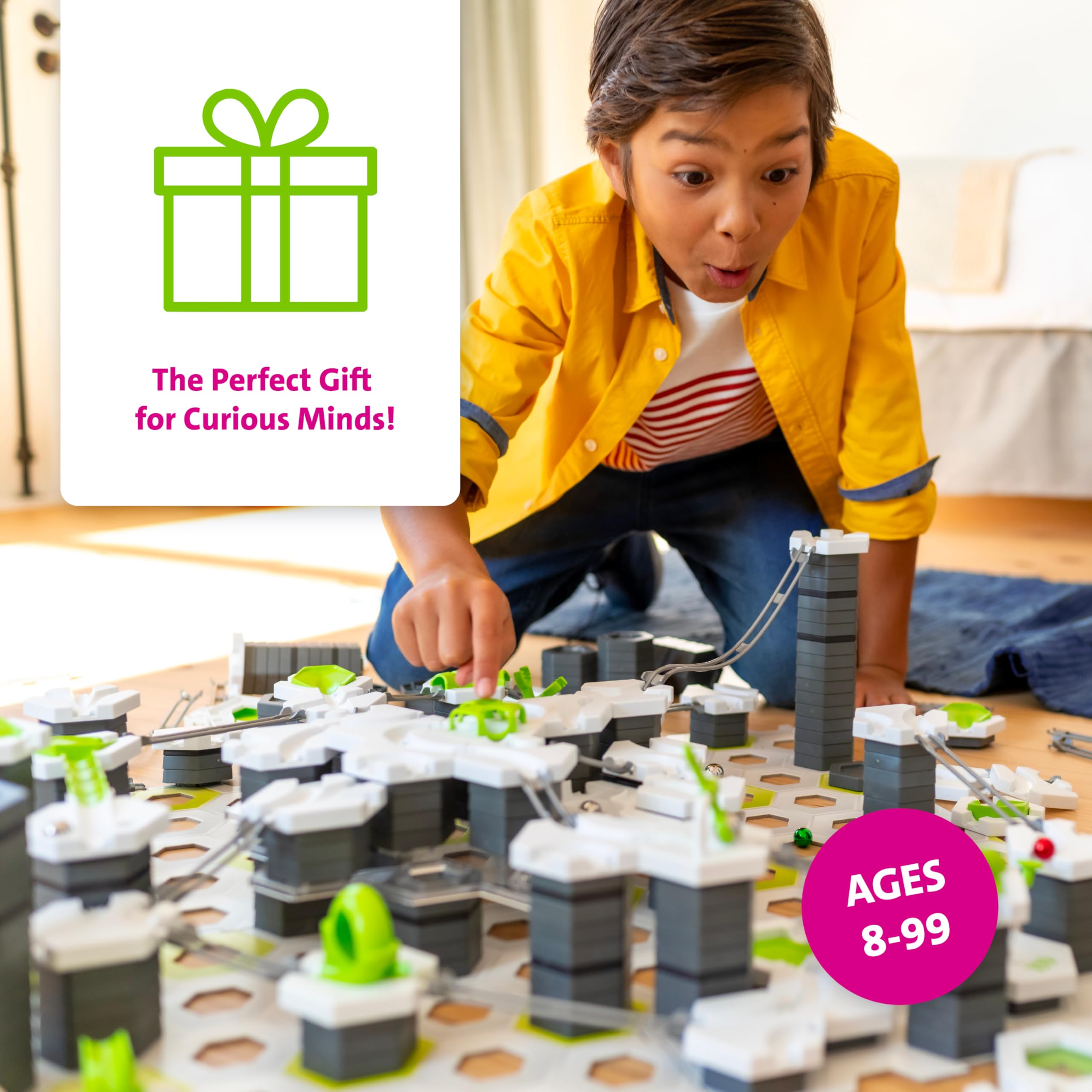 Ravensburger GraviTrax Starter Set - Gravity & Magnetic Marble Game - MESH Accredited STEM Toy for Kids - Brain-Building, Educational Gift - Engages Critical Thinking, Problem Solving - Ages 8+