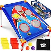 TOY Life Bean Bags Toss Carnival Games, Cornhole, Outdoor Toys for Kids Ages 4-8, Backyard Game Sports & Outdoor Play, Outside Toys for Ages 5-7, Family Lawn Yard Games Birthday Party, Gift for Boys