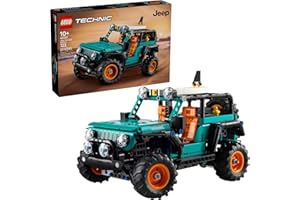 LEGO Technic Jeep Wrangler Rubicon SUV - Building Toy for Boys & Girls, Ages 10+ - Model Car Kit with Detailed Features - Dis