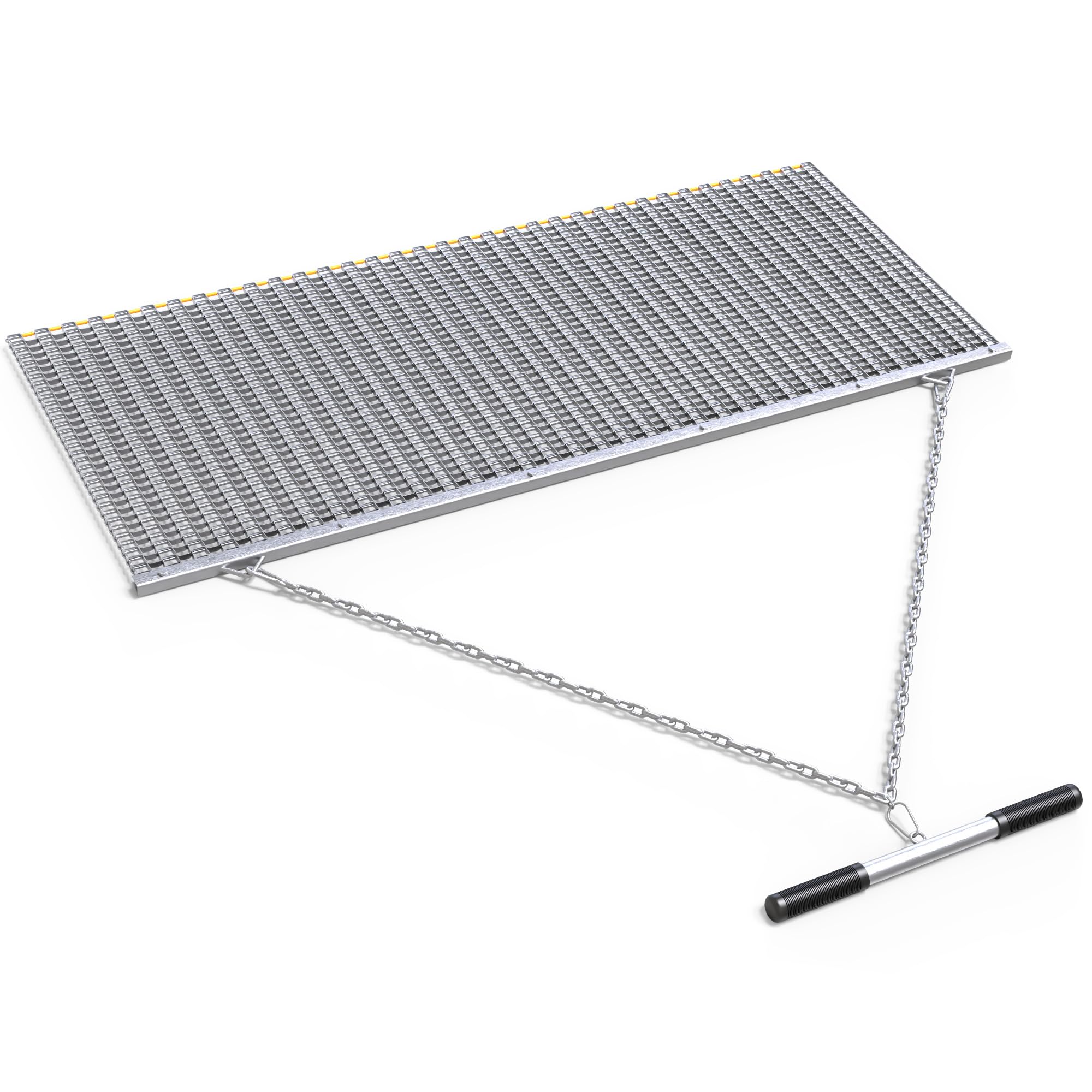 Photo 1 of YITAMOTOR 6 x 3 Feet ATV UTV Heavy Duty Durable Drag Mat Zinc and Steel Mesh Field Surface Leveling Drag Mat for Manual or Vehicle Pulling