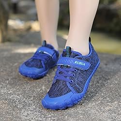 KUBUA Boys Girls Sneakers Kids Barefoot Shoes for
