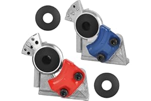 BAITHNA 1 Pair 37 Degree Angle Glad Hand with 2pcs Rubber Seals Emergency Service Gladhands Handshake Kit Trailer Glad Hand Brake Air Hose Coupling Connector for Semi Truck Trailer Tractor RVs