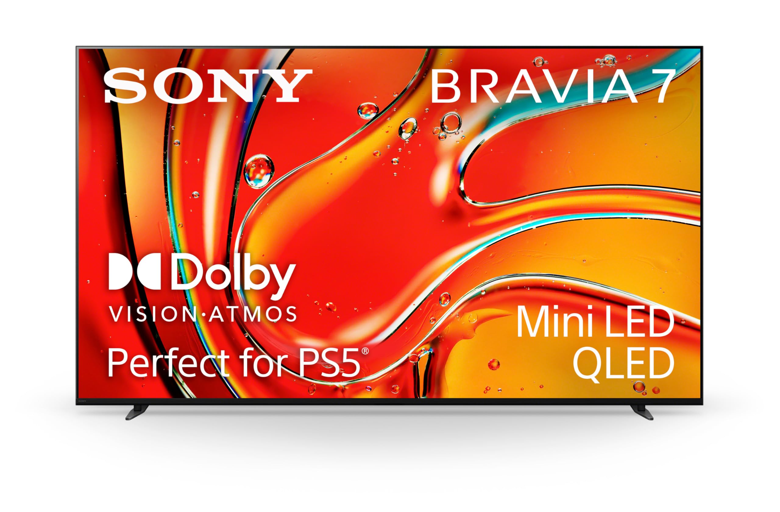 Sony 75 Inch Mini LED QLED 4K Ultra HD TV BRAVIA 7 Smart Google TV with Dolby Vision HDR and Exclusive Features for PlayStation®5 (K-75XR70)