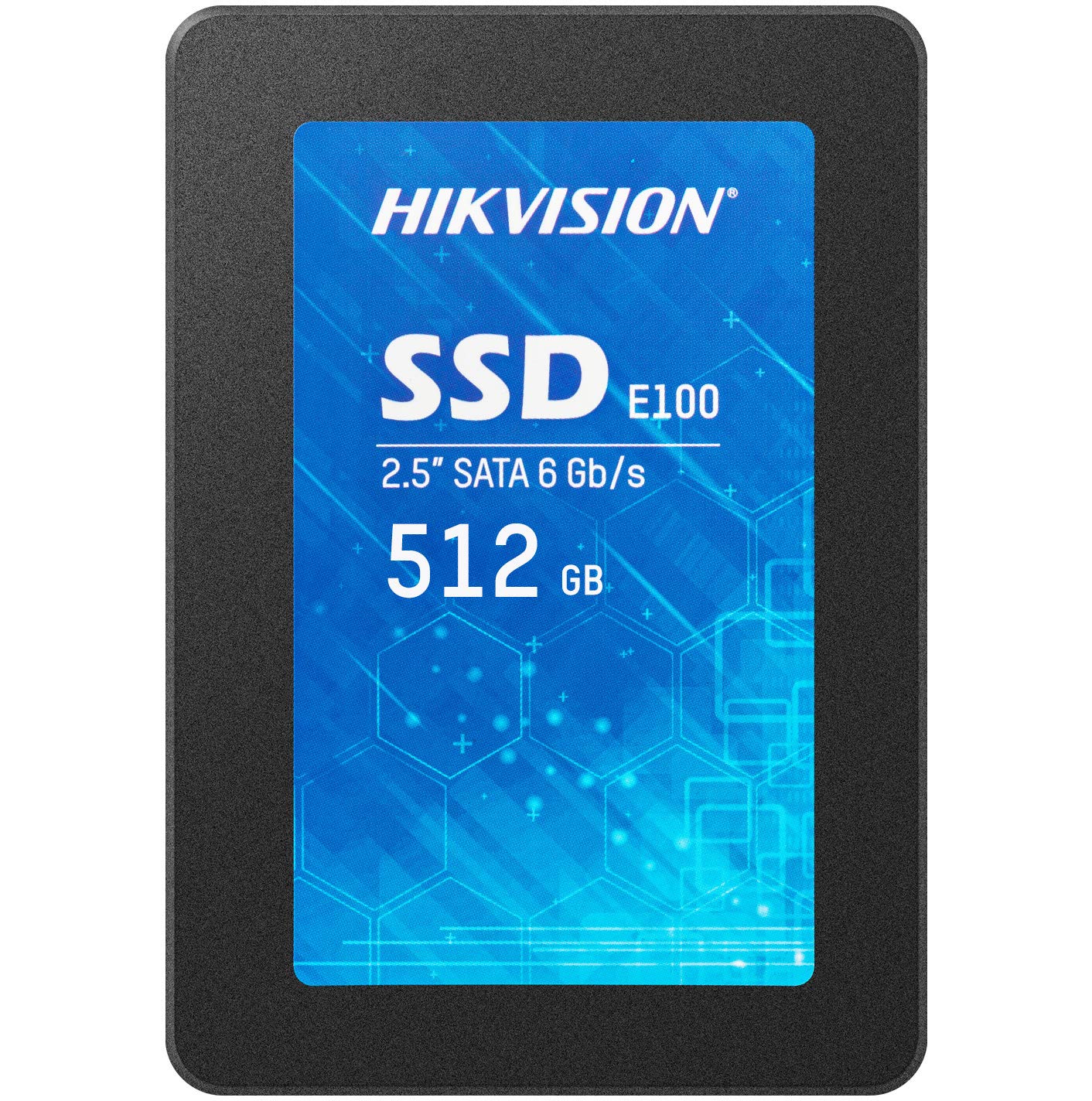 HIKVISION E100 512GB 3D NAND SSD SATA III 6Gb/s 2.5" Internal Solid State Drive, Read Speed up to 550MB/s, Compatible with Laptop and PC Desktops