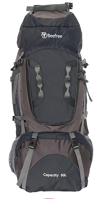 Beefree Outdoor Frontlader Klettern Wandern Trekking Reisen Rucksack Wasserdicht Groß 80L Rucksack