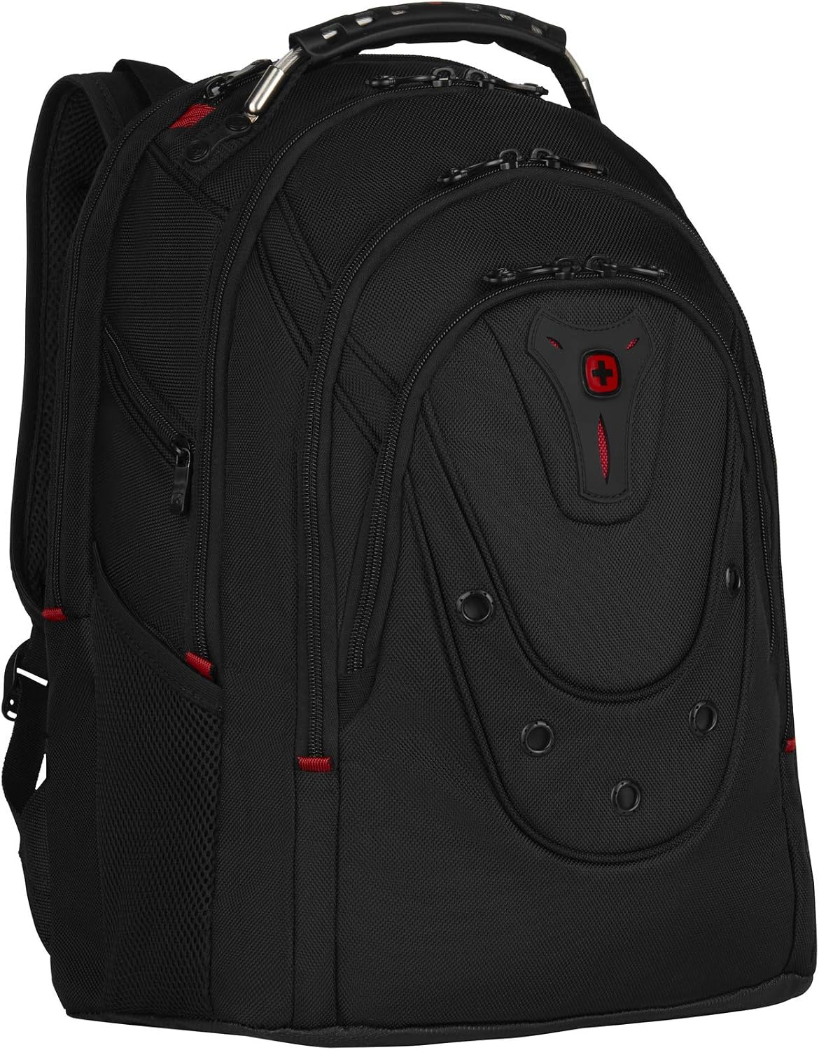 Wenger Ibex Deluxe Laptop Backpack, Fits 14″ to 16″ Laptop, up to 10″ Tablet, 26 l, Unisex, Ideal for Business Uni School Travel Black