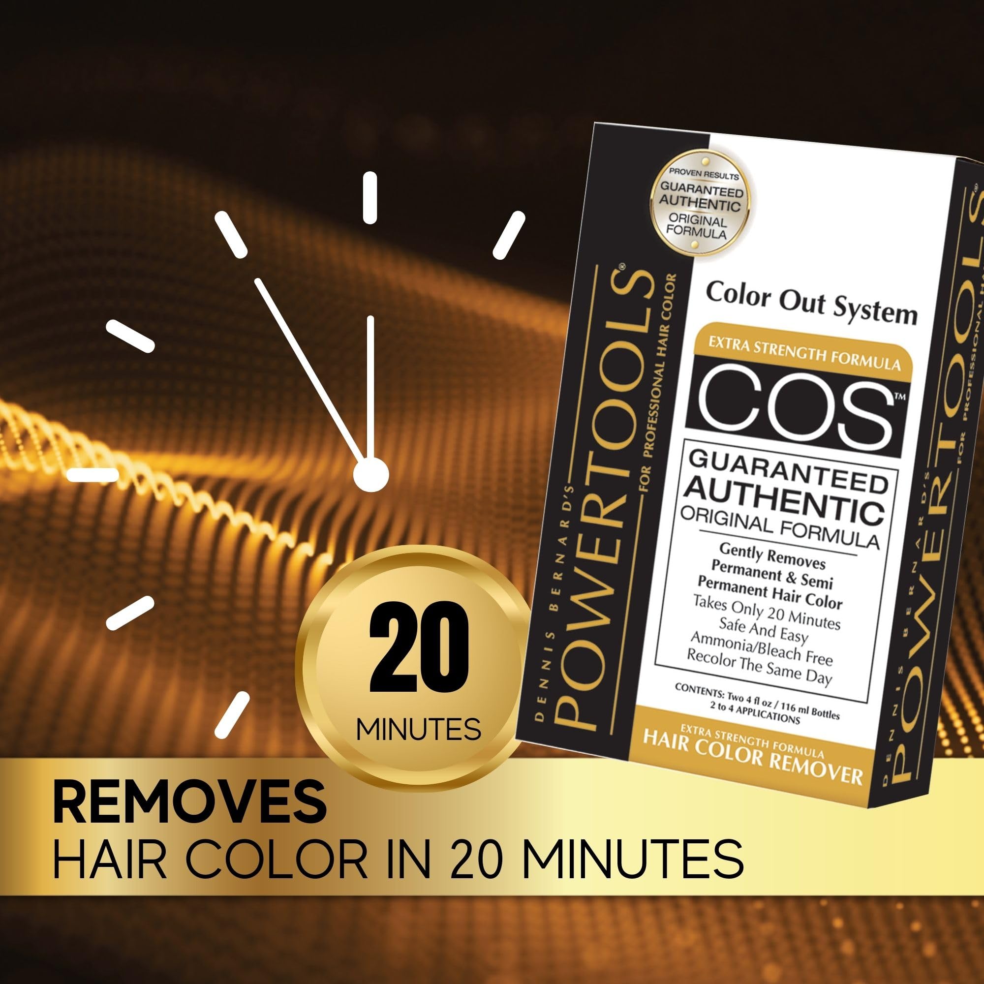 COS, The Original Color Out System | Guaranteed Authentic Original Formula l Safely Remove Semi & Permanent Hair Color | Ammonia Free