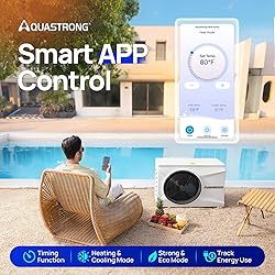 Aquastrong Inverter Swimming Pool Heat Pump, 75,000