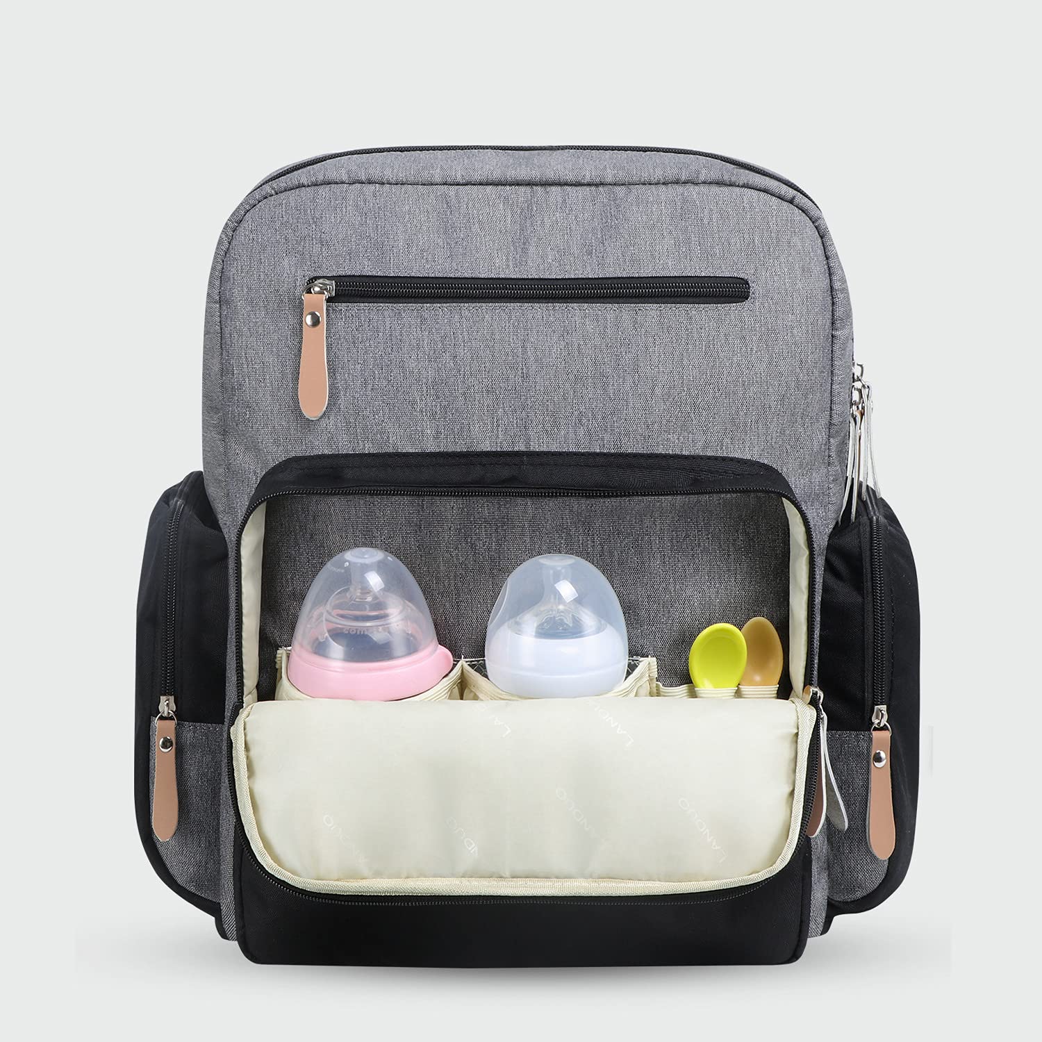 diaper bag multi-function waterproof travel backpack nappy bags insulated compartment pockets wipes pocket