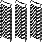 Mudder Pegboard Hook Locks Black Plastic Peg Locks Pegboard Hook Retainers Display Organizer Peg Board Clip Retainers Fit 1/4 Inch and 1/8 Inch Pegboards(100 Pieces)