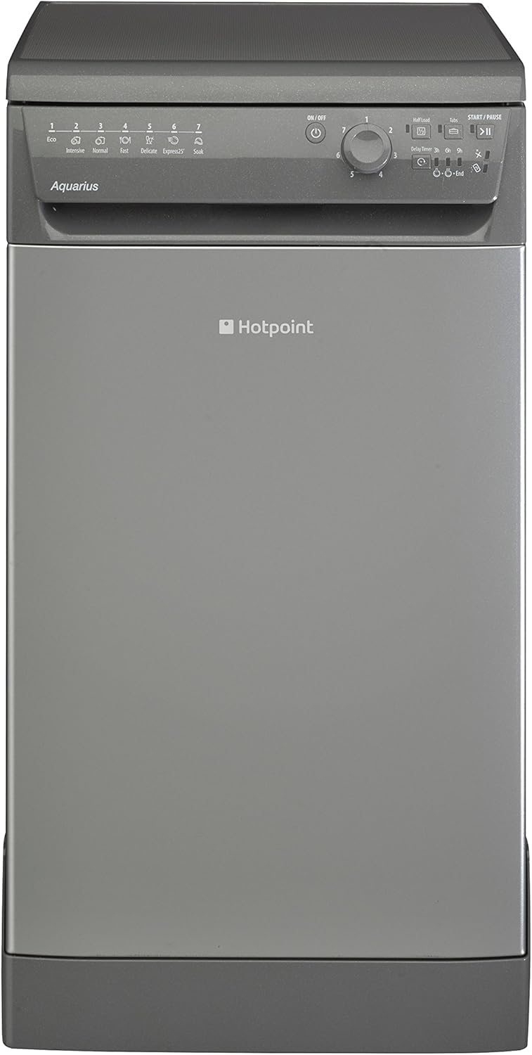 hotpoint slimline dishwasher graphite