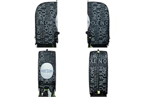 Sandian, Golf Bag Rain Hood Cover Cape, Color Hood2, Padded Club Protection, Heavy Duty All Weather Resistant, One Size Fit Most Stand Carry Cart Tour Bags with Snap Buttons