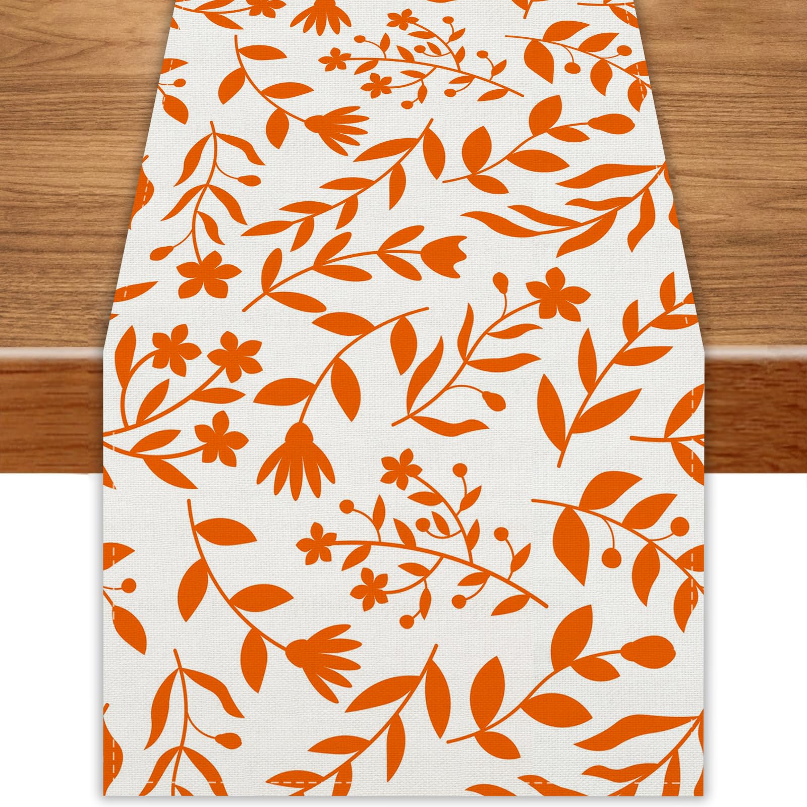 Photo 1 of ***3 PACKS INCLUDED***Floral Fall Table Runner 72 Inch Seasonal Autumn Thanksgiving Kitchen Dining Room Table Decorations for Home Party Decor***3 PACKS INCLUDED***