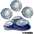 HQ9 Replacement Heads Blades for Philips Norelco Electric Shaver Razor Triple Track Head SpeedXL HQ9080 HQ9070 HQ8240/8260 PT920 8140XL 8150XL 8160XL 8170XL…Upgraded HQ9 Replacement Shaving Blades