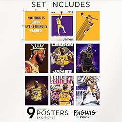 BigWig Prints LeBron James Poster Set - LeBron