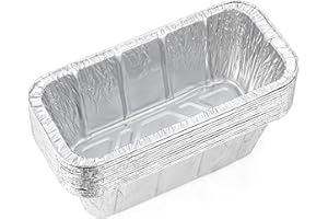 TYH Supplies 10 Pack Drip Pan Liners for Blackstone Griddle | Compatible with Blackstone 36, 30, 28, 22, 17 Inch BBQ Griddle | Disposable Aluminum Grease Cup Liners | 8 x 3.7 x 3 Inch