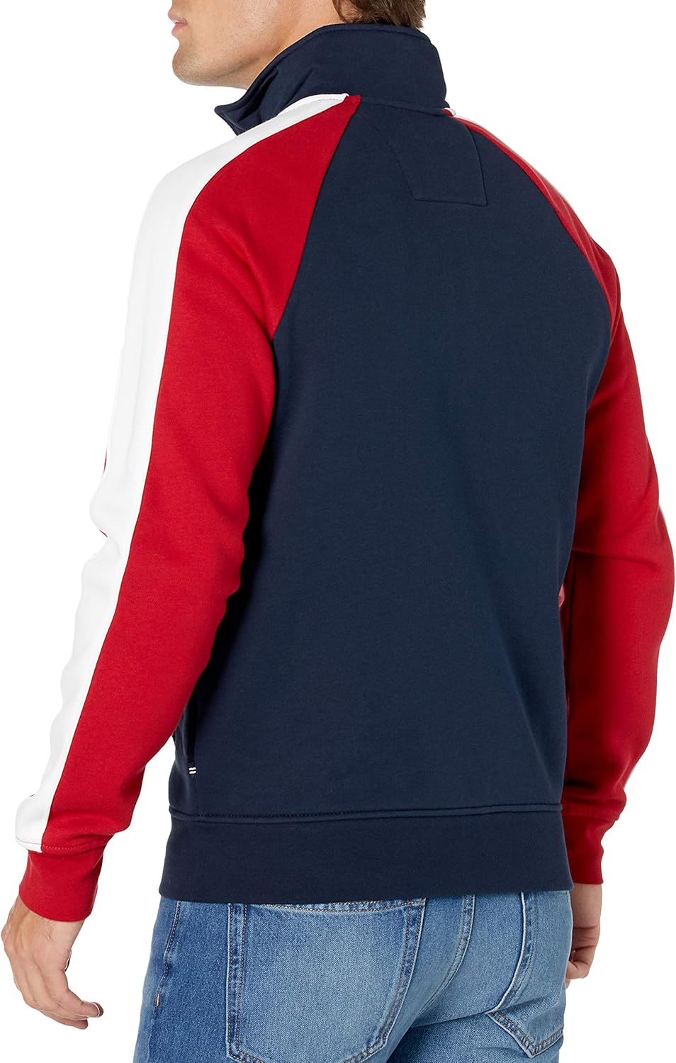 Nautica Men's Colorblock Track Jacket at  Men’s Clothing store