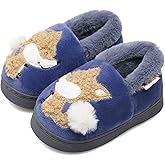 Centipede Demon Plush Warm Slippers for Girls Boys Kids Toddlers Winter Fur Lined Indoor House Home Shoes