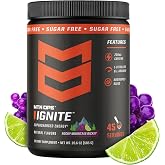 MTN OPS Ignite Energy Powder, Zero Sugar, Rocky Mountain Rickey | Sugar Free, 200mg Caffeine, Nootropic Blend for Energy, Focus &amp; Endurance, L Arginine &amp; L Citrulline