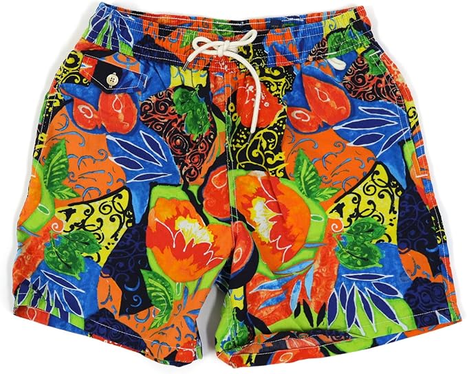 Amazon ポロ ラルフローレン Polo Ralph Lauren メンズ トランクス型 スイムショーツ 水着 アロハ柄 並行輸入品 水着 通販