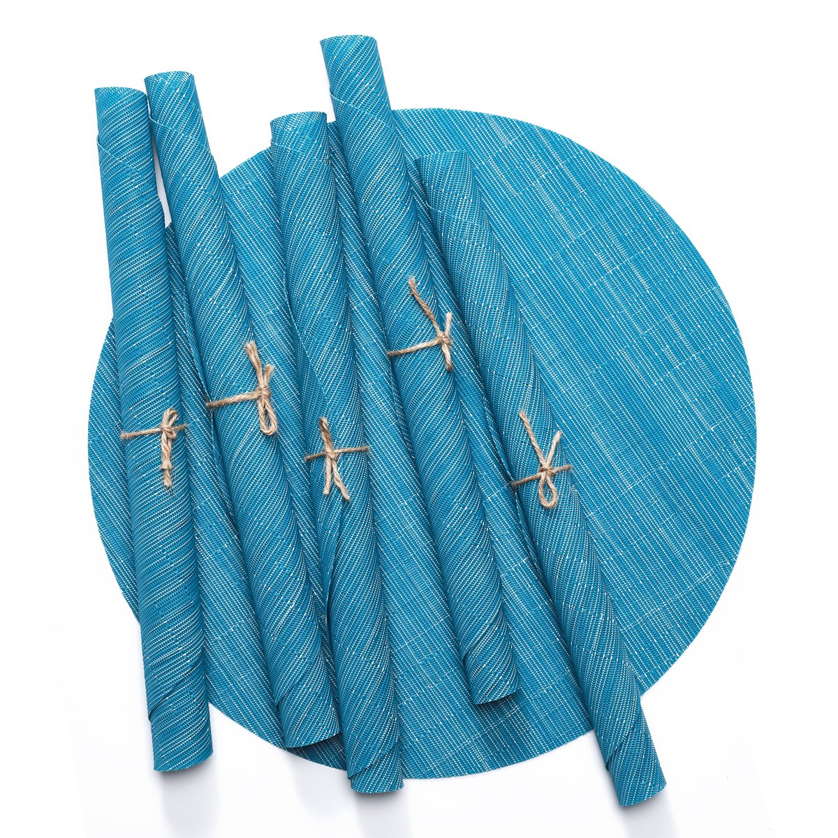 Best table placemats set of 6 heat resistant round spill free