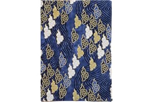 Book Cover Sleeve Paperback Protector: Tofficu Book Covers for Hardcover - Soft Cloth Book Protector with Flower Pattern - Adjustable Book Sleeve for Notebook Bible Planner Book Lovers Accessories