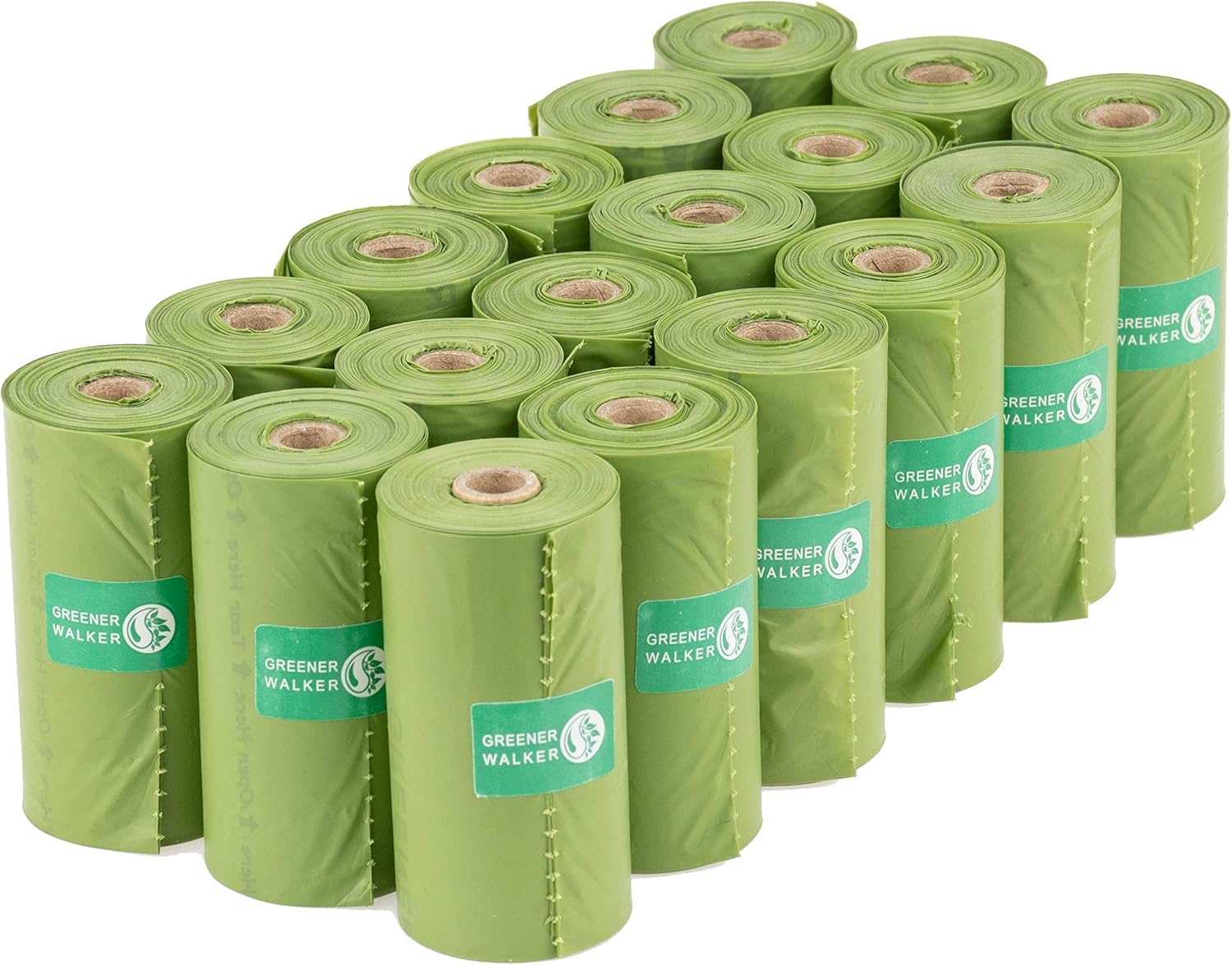 GREENER WALKER Poop Bags for Dog Waste-1080 Bags,Extra Thick Strong 100% Leak Proof Biodegradable Dog Waste Bags (Deep Green) - Image 4