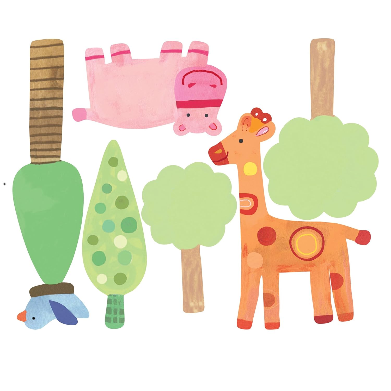 baby animal wall decals