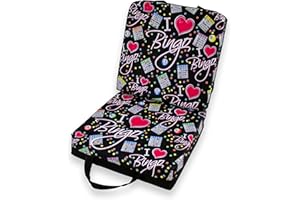 BINGO INNOVATION I Love Bingo Black Pattern Double Cushion for Relief During Bingo