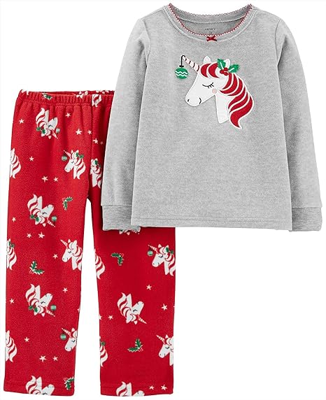 carters fleece christmas pajamas