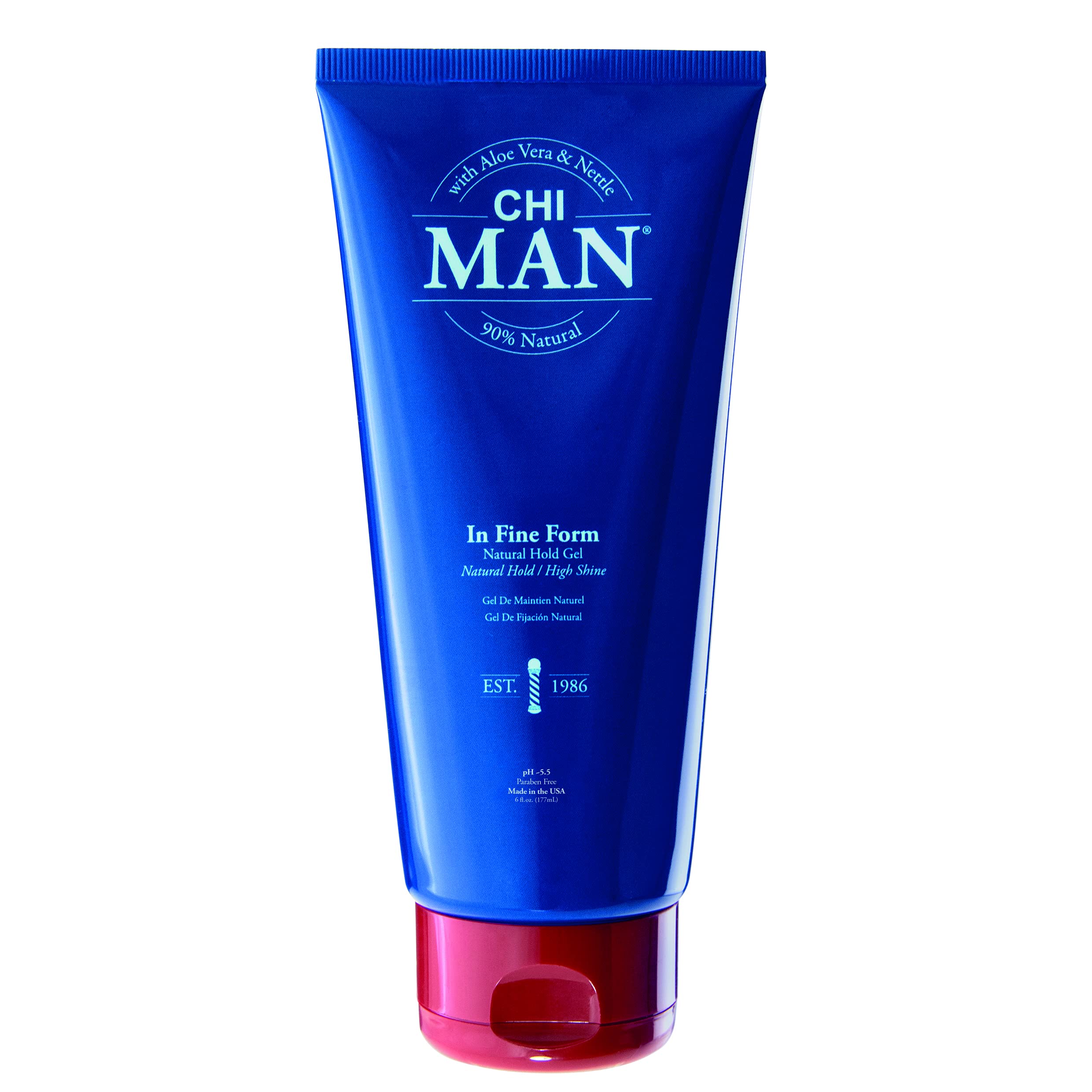 CHI Man In Fine Form Natural Hold Gel, 177 ml, white