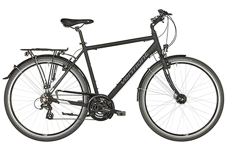 Vermont Kinara Herren schwarz matt 2019 Trekkingrad