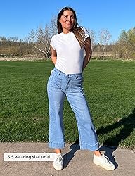 luvamia Wide Leg Jeans for Women Trendy High