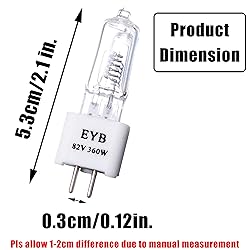 Wadoy EYB 82V 360W Projector Bulb 4 Pack RSE-57