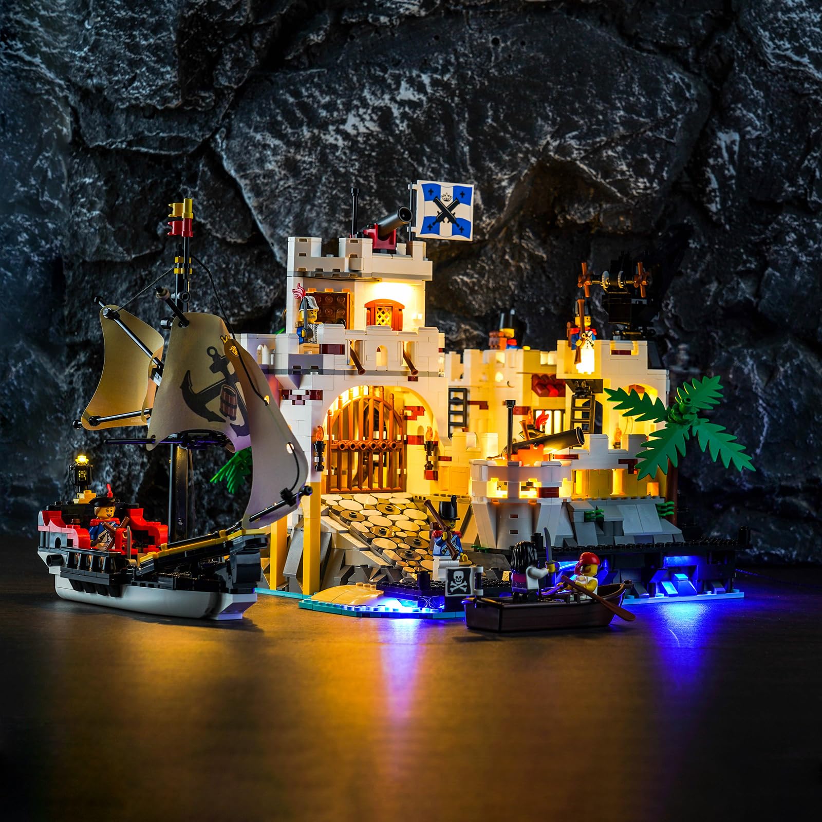 Compatable With Logo BrickBling LED Light Compatible with Lego Pirates 10320 Eldorado ...