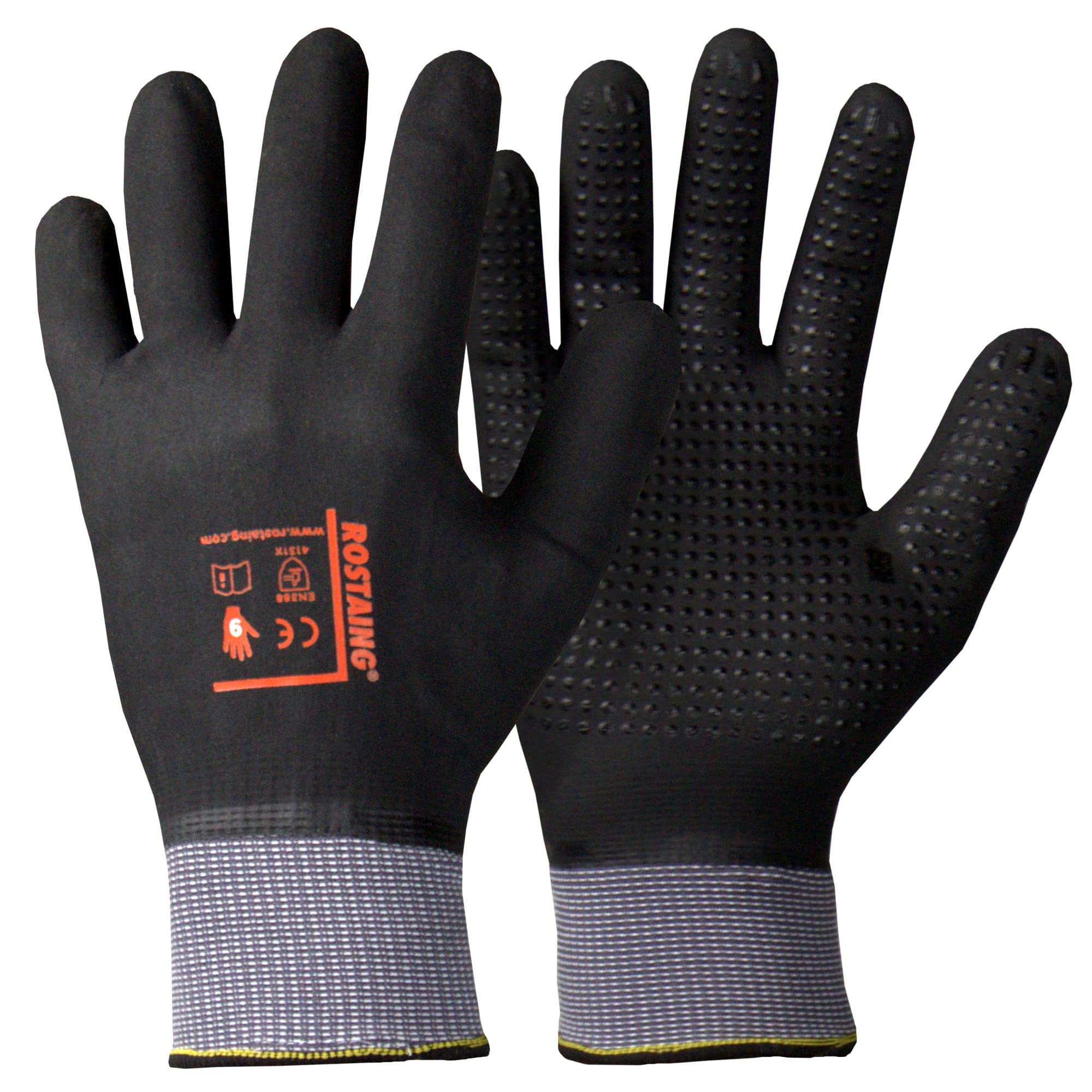 ROSTAING MAXIPRO Gloves – Handling Gloves – Ideal for All Work in Wet and/or Greasy Environments