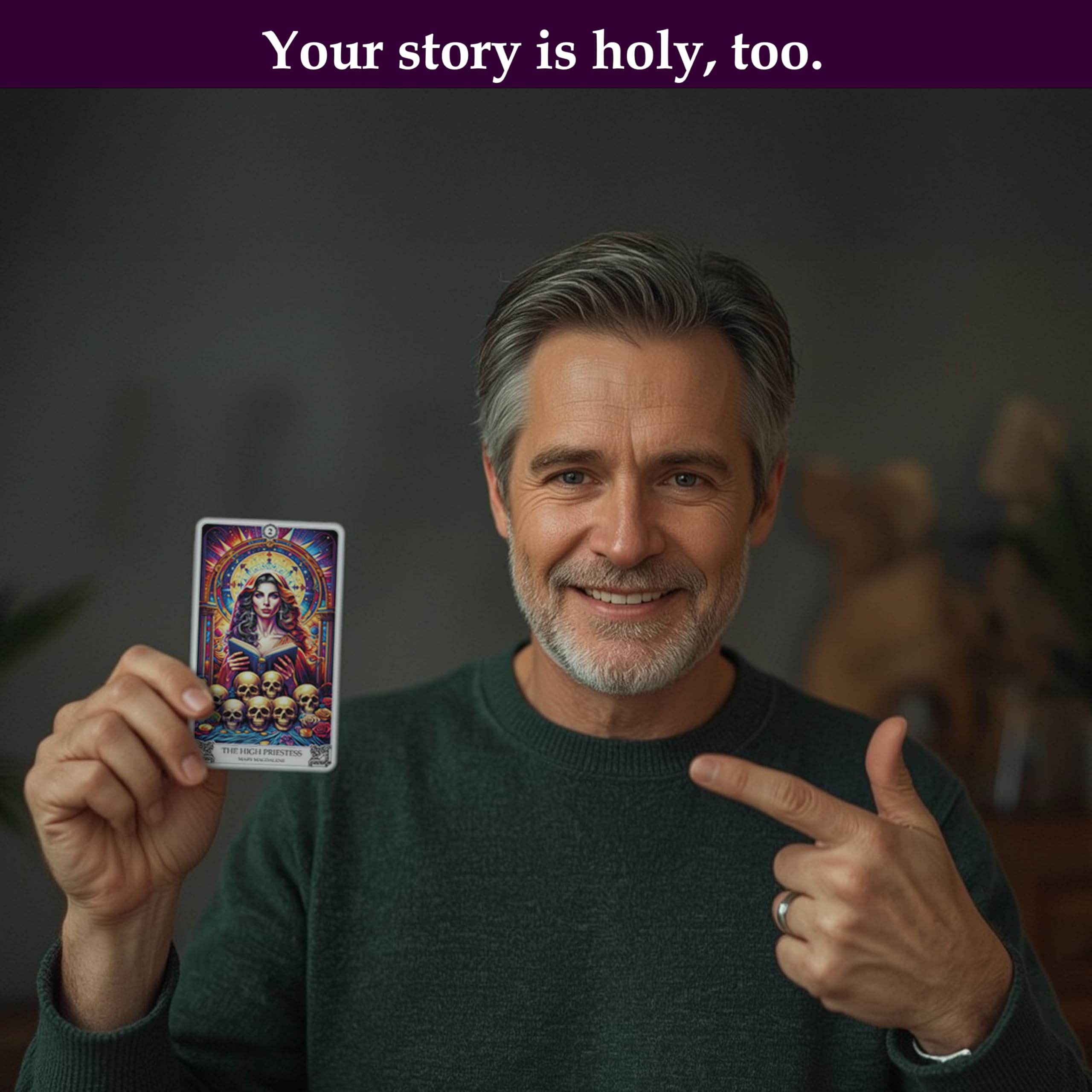 Biblical Tarot Deck: A 78-Card Deck & Guidebook. Unique, Based on The Wisdom of The Bible. Premium Quality. Flexible and Easy to Shuffle. High Detail Print. Full Size - 4.75x2.75 (Second Edition)