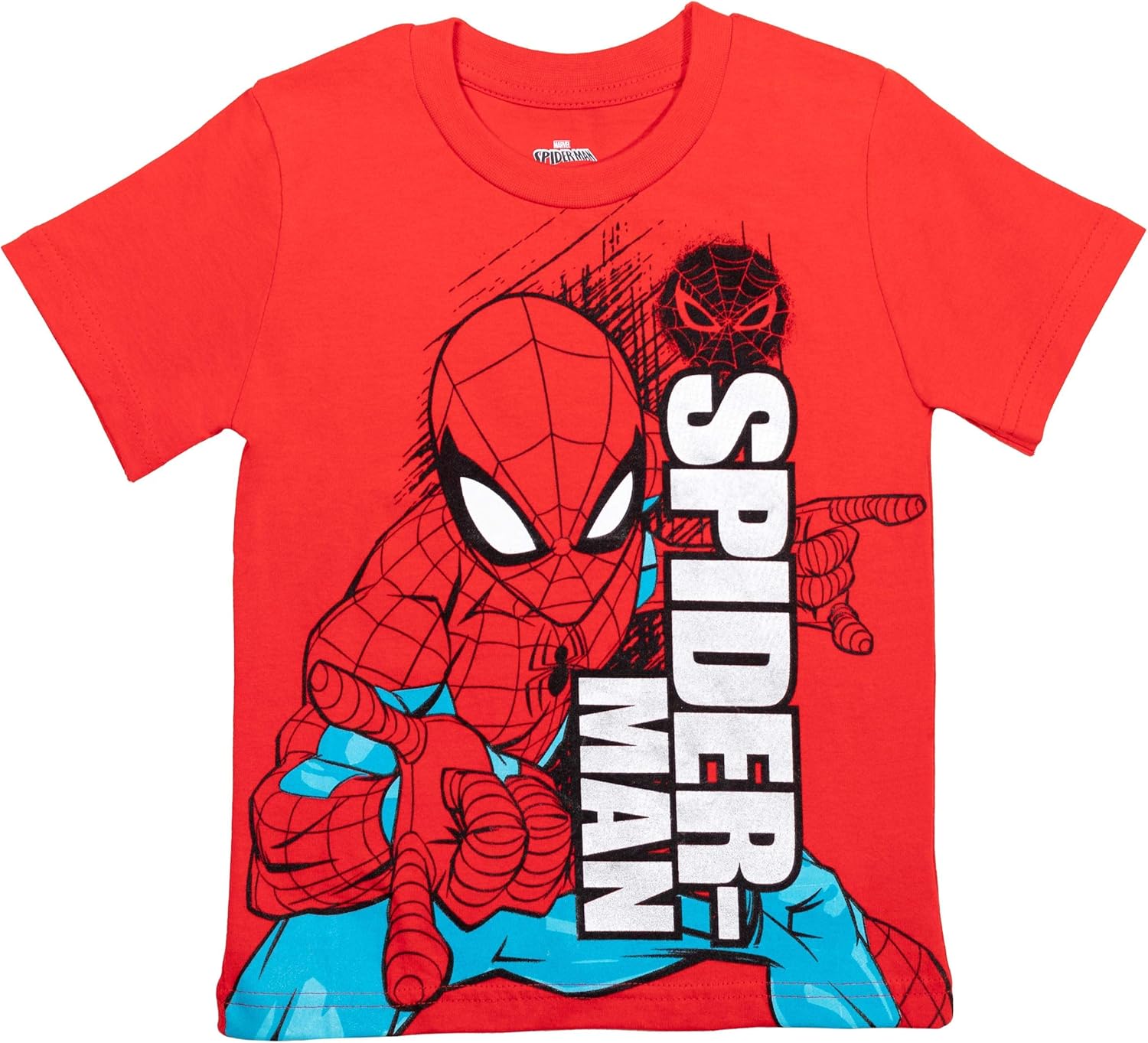 Marvel Spiderman Boys 4 Pack T-Shirts: Clothing